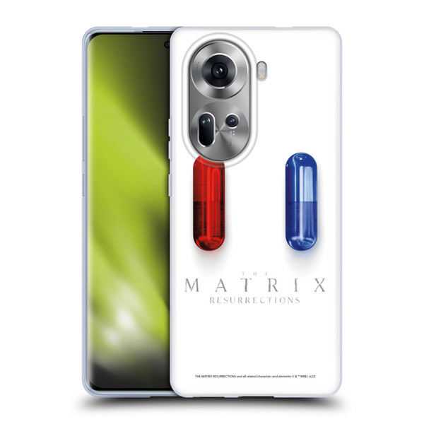 The Matrix Resurrections Key Art Poster Soft Gel Case for OPPO Reno11