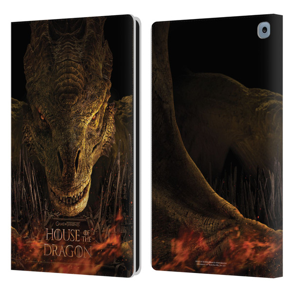 House Of The Dragon: Television Series Art Syrax Poster Leather Book Wallet Case Cover For Amazon Fire HD 10 / Plus 2021