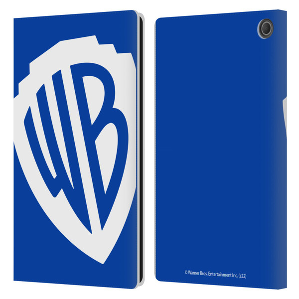Warner Bros. Shield Logo Oversized Leather Book Wallet Case Cover For Amazon Fire Max 11 2023