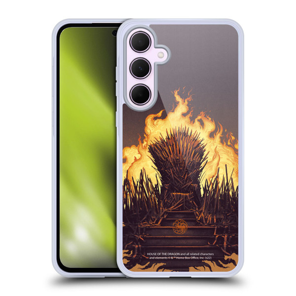 House Of The Dragon: Television Series Art Syrax and Caraxes Soft Gel Case for Samsung Galaxy A35 5G