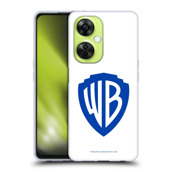 Warner Bros. Shield Logo White Soft Gel Case for OnePlus Nord CE 3 Lite 5G