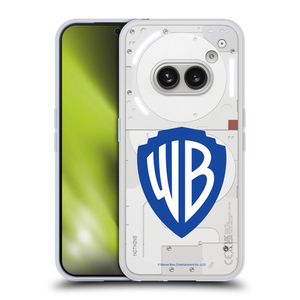 Warner Bros. Shield Logo Plain Soft Gel Case for Nothing Phone (2a)