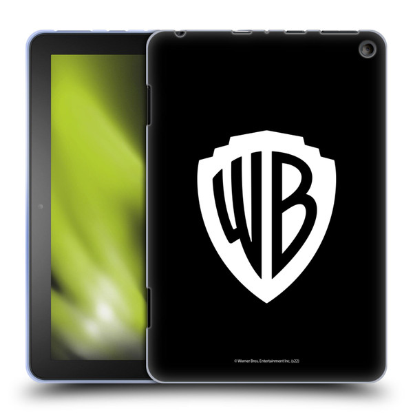 Warner Bros. Shield Logo Black Soft Gel Case for Amazon Fire HD 8/Fire HD 8 Plus 2020