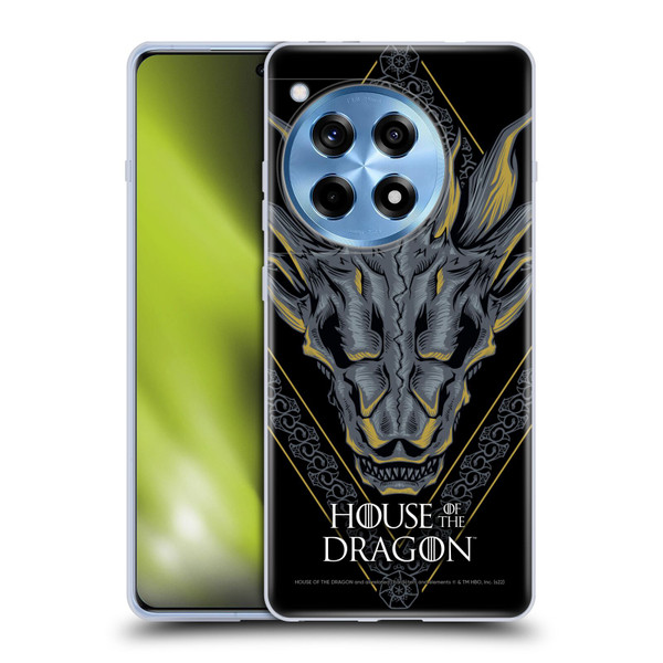 House Of The Dragon: Television Series Graphics Dragon Head Soft Gel Case for OnePlus 12R