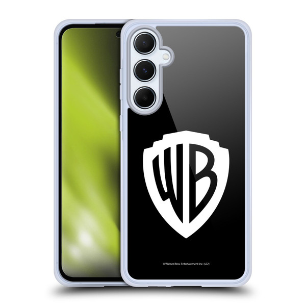 Warner Bros. Shield Logo Black Soft Gel Case for Samsung Galaxy A55 5G