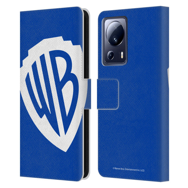 Warner Bros. Shield Logo Oversized Leather Book Wallet Case Cover For Xiaomi 13 Lite 5G