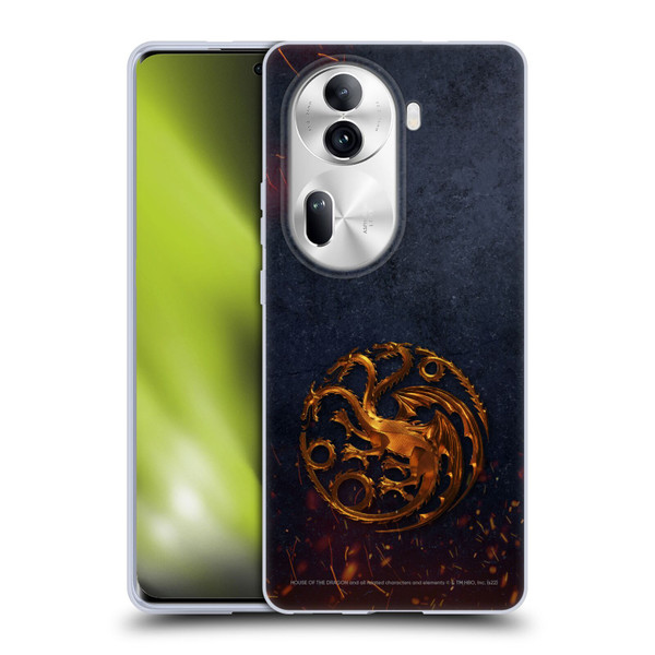 House Of The Dragon: Television Series Graphics Targaryen Emblem Soft Gel Case for OPPO Reno11 Pro