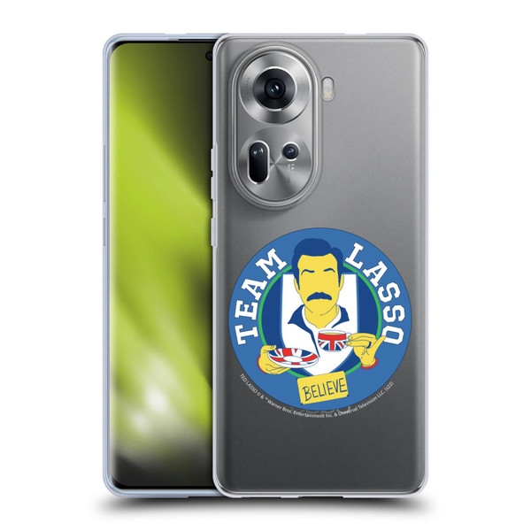 Ted Lasso Season 1 Graphics Team Lasso Soft Gel Case for OPPO Reno11