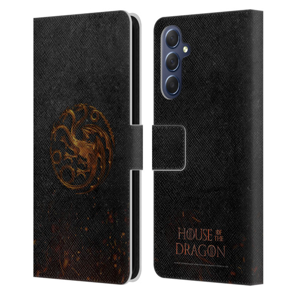 House Of The Dragon: Television Series Graphics Targaryen Emblem Leather Book Wallet Case Cover For Samsung Galaxy M54 5G