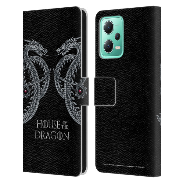 House Of The Dragon: Television Series Graphics Dragon Leather Book Wallet Case Cover For Xiaomi Redmi Note 12 5G