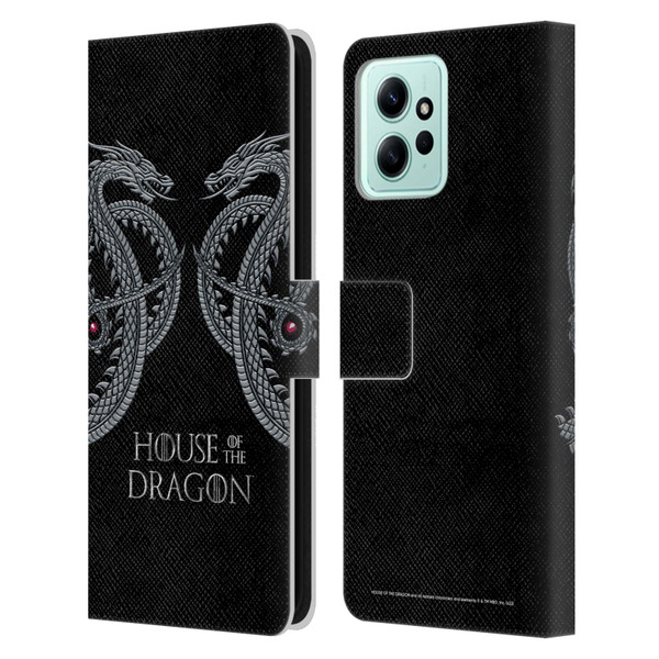 House Of The Dragon: Television Series Graphics Dragon Leather Book Wallet Case Cover For Xiaomi Redmi 12