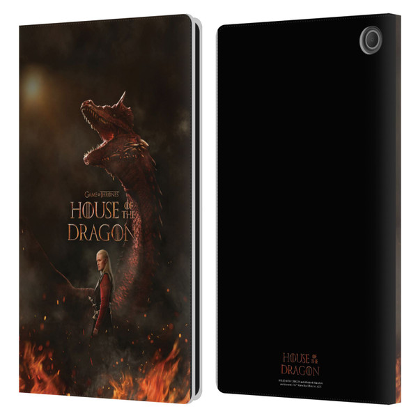 House Of The Dragon: Television Series Key Art Poster 2 Leather Book Wallet Case Cover For Amazon Fire Max 11 2023