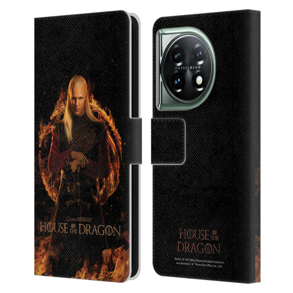 House Of The Dragon: Television Series Key Art Daemon Leather Book Wallet Case Cover For OnePlus 11 5G