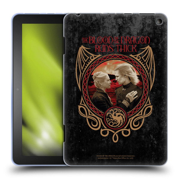 House Of The Dragon: Television Series Season 2 Graphics Blood Of The Dragon Soft Gel Case for Amazon Fire HD 8/Fire HD 8 Plus 2020