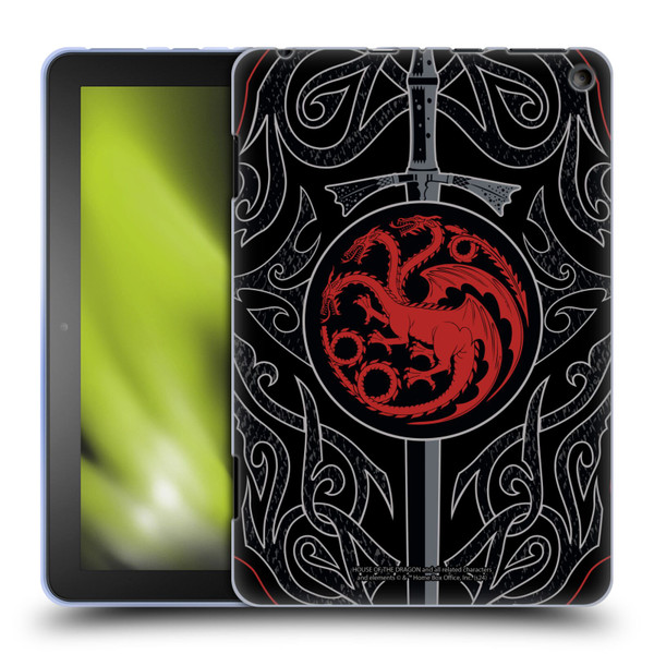 House Of The Dragon: Television Series Season 2 Graphics Daemon Targaryen Sword Soft Gel Case for Amazon Fire HD 8/Fire HD 8 Plus 2020