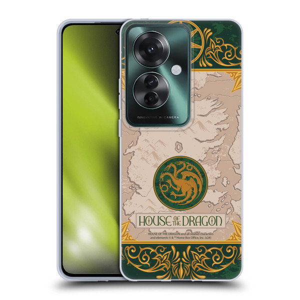 House Of The Dragon: Television Series Season 2 Graphics Targaryen Seven Kingdoms Soft Gel Case for OPPO Reno11 F 5G / F25 Pro 5G