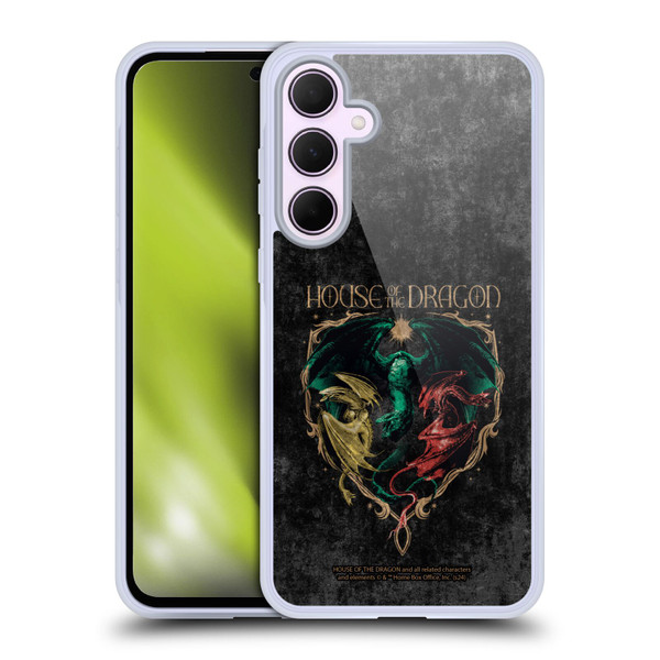 House Of The Dragon: Television Series Season 2 Graphics Dragons Soft Gel Case for Samsung Galaxy A35 5G