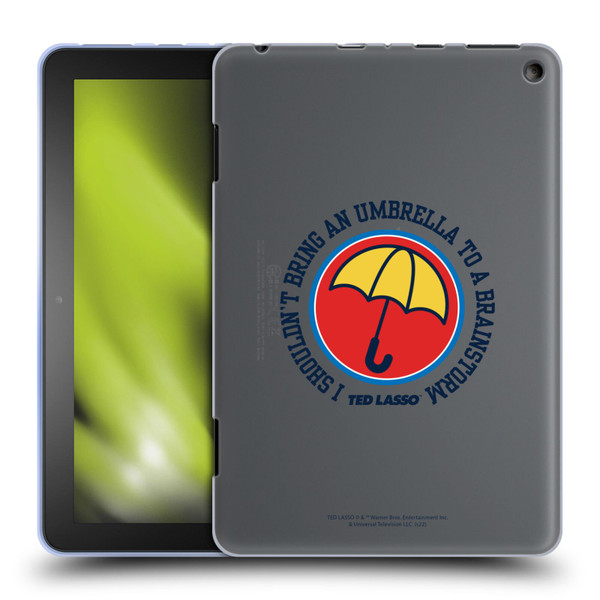 Ted Lasso Season 2 Graphics Umbrella Soft Gel Case for Amazon Fire HD 8/Fire HD 8 Plus 2020