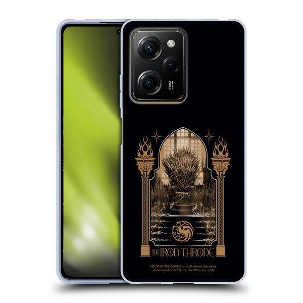 House Of The Dragon: Television Series Season 2 Graphics The Iron Throne Soft Gel Case for Xiaomi Redmi Note 12 Pro 5G