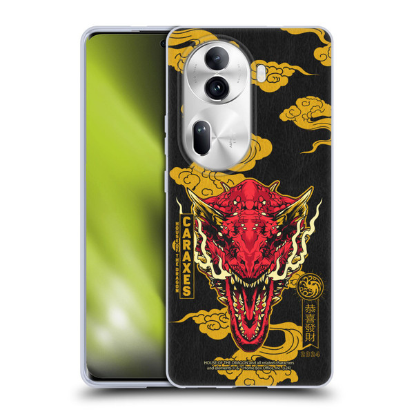 House Of The Dragon: Television Series Year Of The Dragon Caraxes Soft Gel Case for OPPO Reno11 Pro