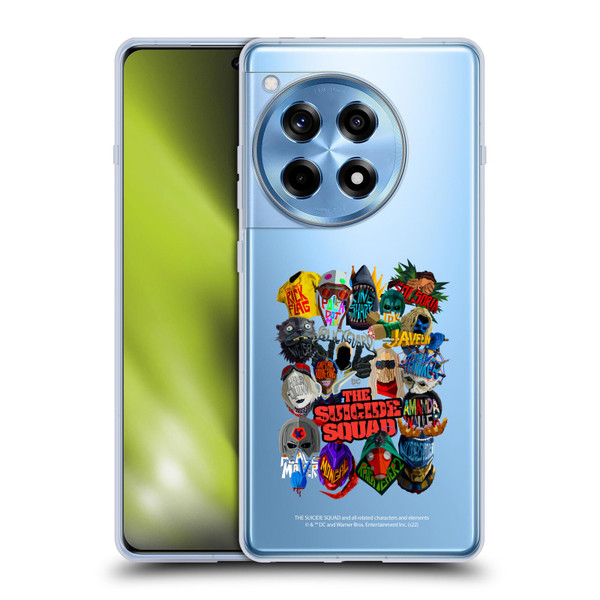 The Suicide Squad 2021 Character Poster Group Head Soft Gel Case for OnePlus 12R