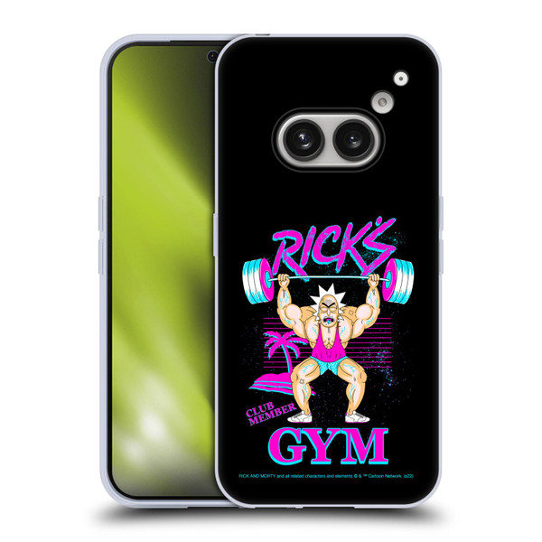 Rick And Morty Season 1 & 2 Graphics Rick's Gym Soft Gel Case for Nothing Phone (2a)