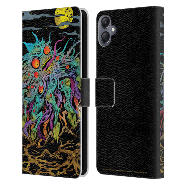 Rick And Morty Season 1 & 2 Graphics The Dunrick Horror Leather Book Wallet Case Cover For Samsung Galaxy A05