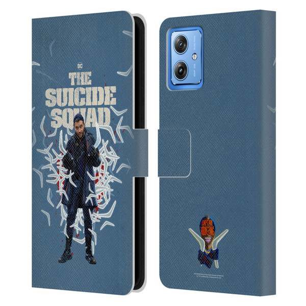 The Suicide Squad 2021 Character Poster Captain Boomerang Leather Book Wallet Case Cover For Motorola Moto G54 5G