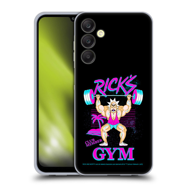 Rick And Morty Season 1 & 2 Graphics Rick's Gym Soft Gel Case for Samsung Galaxy A25 5G