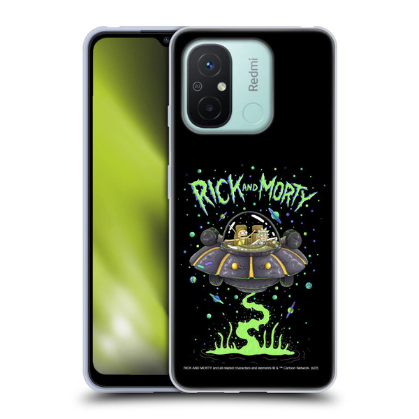 Rick And Morty Season 1 & 2 Graphics The Space Cruiser Soft Gel Case for Xiaomi Redmi 12C