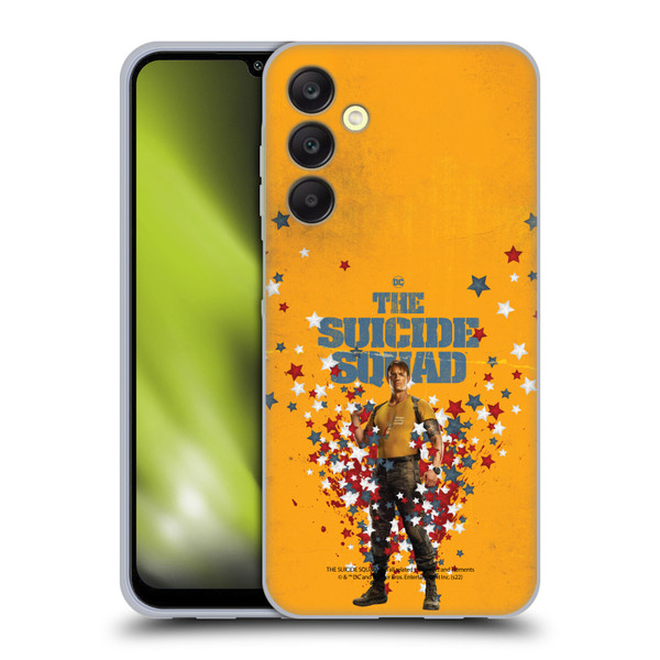 The Suicide Squad 2021 Character Poster Rick Flag Soft Gel Case for Samsung Galaxy A25 5G