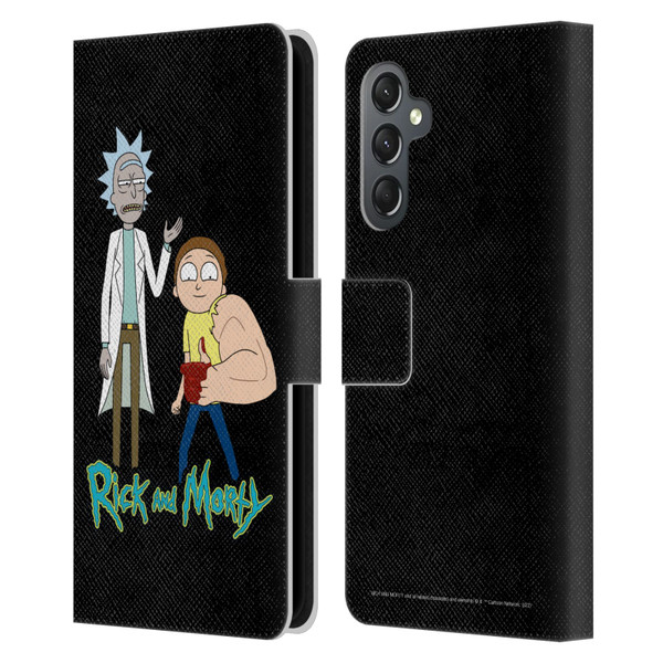 Rick And Morty Season 3 Character Art Rick and Morty Leather Book Wallet Case Cover For Samsung Galaxy A25 5G