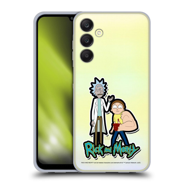 Rick And Morty Season 3 Character Art Rick and Morty Soft Gel Case for Samsung Galaxy A25 5G