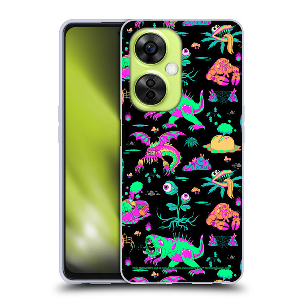 Rick And Morty Season 3 Graphics Aliens Soft Gel Case for OnePlus Nord CE 3 Lite 5G