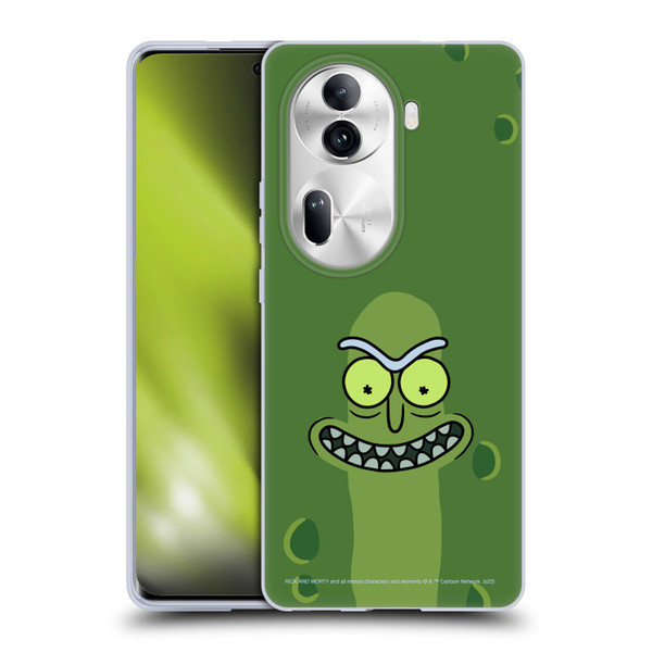 Rick And Morty Season 3 Graphics Pickle Rick Soft Gel Case for OPPO Reno11 Pro