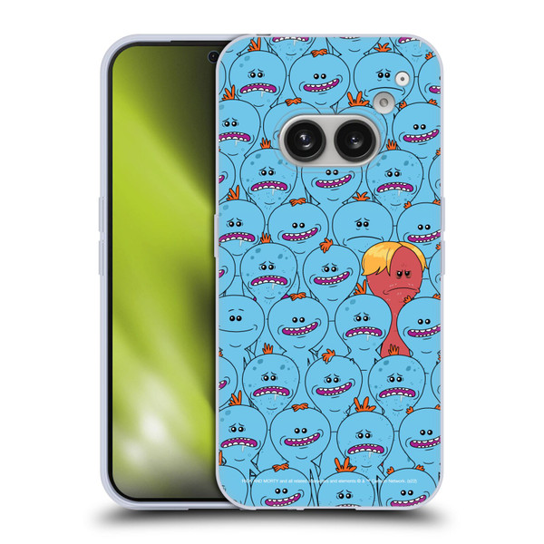 Rick And Morty Season 4 Graphics Mr. Meeseeks Pattern Soft Gel Case for Nothing Phone (2a)