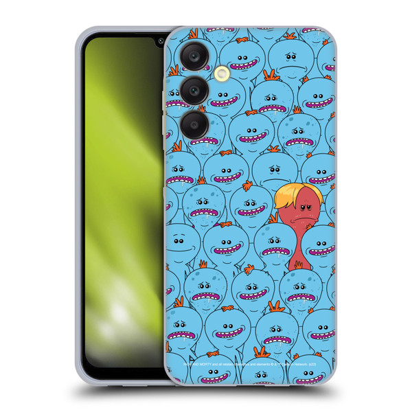 Rick And Morty Season 4 Graphics Mr. Meeseeks Pattern Soft Gel Case for Samsung Galaxy A25 5G