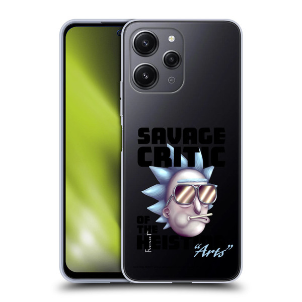 Rick And Morty Season 4 Graphics Savage Critic Soft Gel Case for Xiaomi Redmi 12