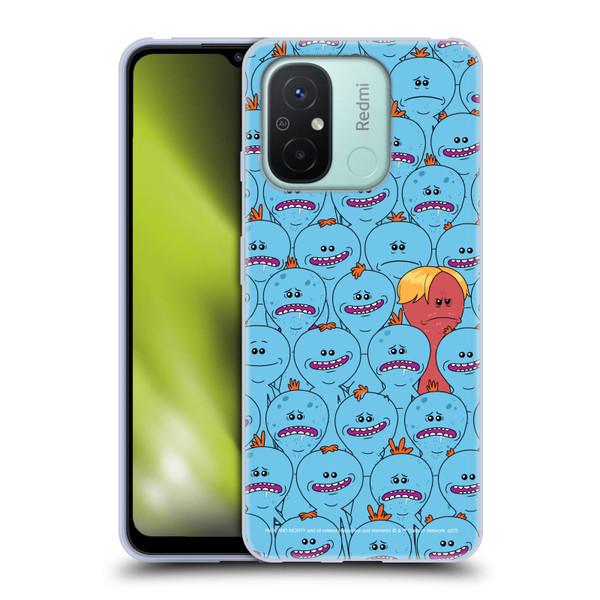 Rick And Morty Season 4 Graphics Mr. Meeseeks Pattern Soft Gel Case for Xiaomi Redmi 12C