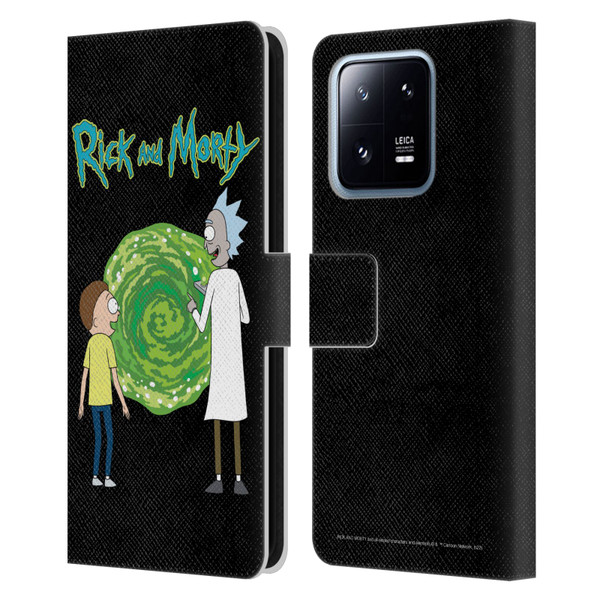 Rick And Morty Season 5 Graphics Character Art Leather Book Wallet Case Cover For Xiaomi 13 Pro 5G