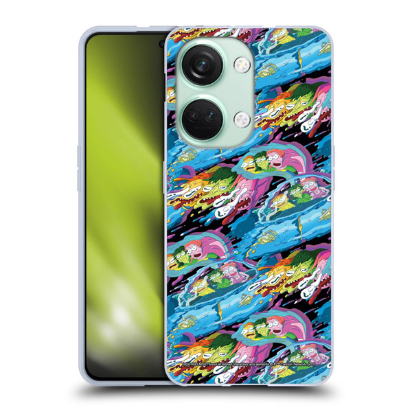 Rick And Morty Season 5 Graphics Warp Pattern Soft Gel Case for OnePlus Nord 3 5G