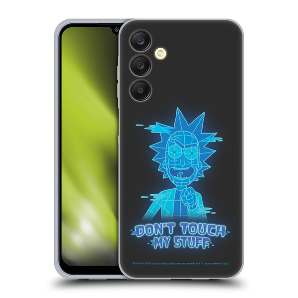Rick And Morty Season 5 Graphics Don't Touch My Stuff Soft Gel Case for Samsung Galaxy A25 5G