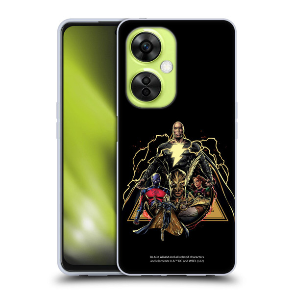 Black Adam Graphics Group Soft Gel Case for OnePlus Nord CE 3 Lite 5G
