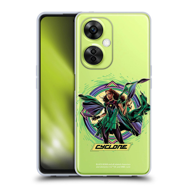 Black Adam Graphics Cyclone Soft Gel Case for OnePlus Nord CE 3 Lite 5G
