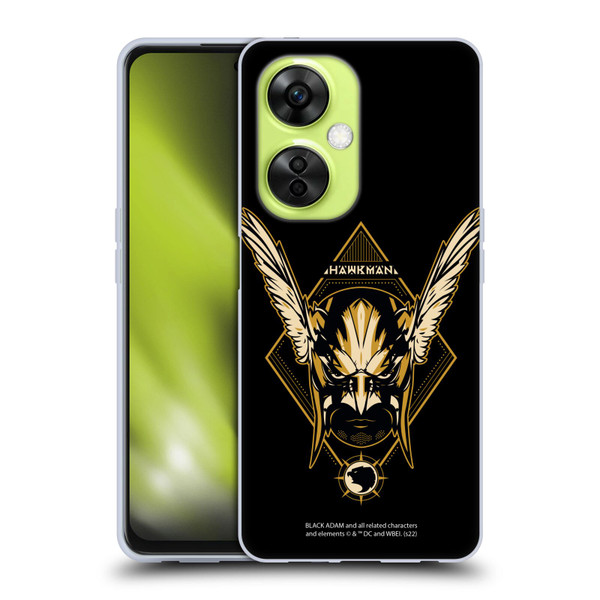 Black Adam Graphics Hawkman Soft Gel Case for OnePlus Nord CE 3 Lite 5G