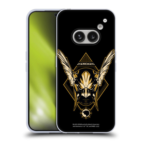 Black Adam Graphics Hawkman Soft Gel Case for Nothing Phone (2a)