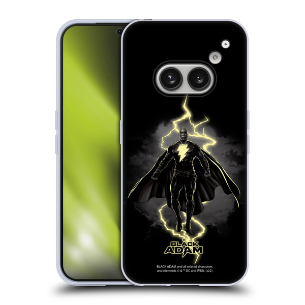 Black Adam Graphics Lightning Soft Gel Case for Nothing Phone (2a)