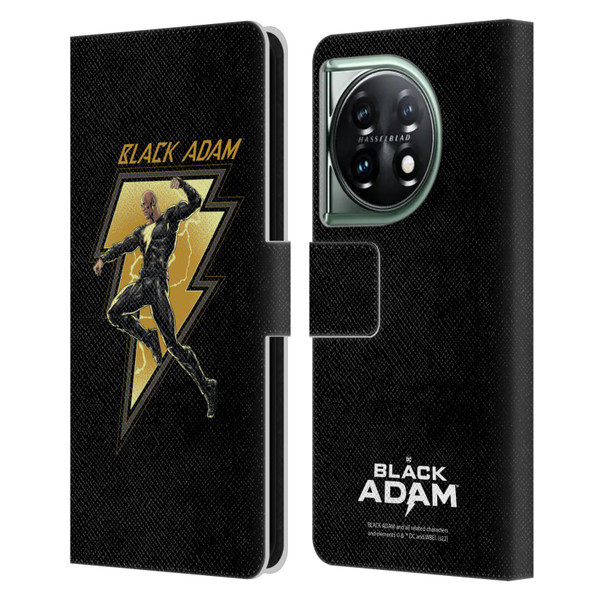 Black Adam Graphics Black Adam 2 Leather Book Wallet Case Cover For OnePlus 11 5G