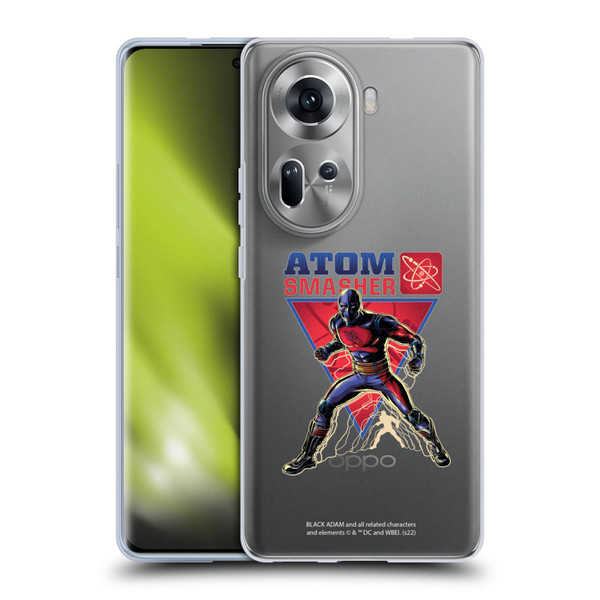 Black Adam Graphics Atom Smasher Soft Gel Case for OPPO Reno11