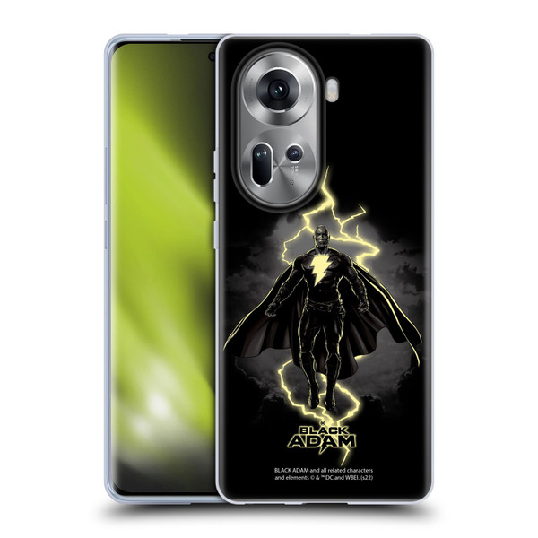 Black Adam Graphics Lightning Soft Gel Case for OPPO Reno11